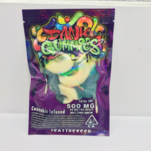 Dank Gummies Sour Gummy Worms 500mg